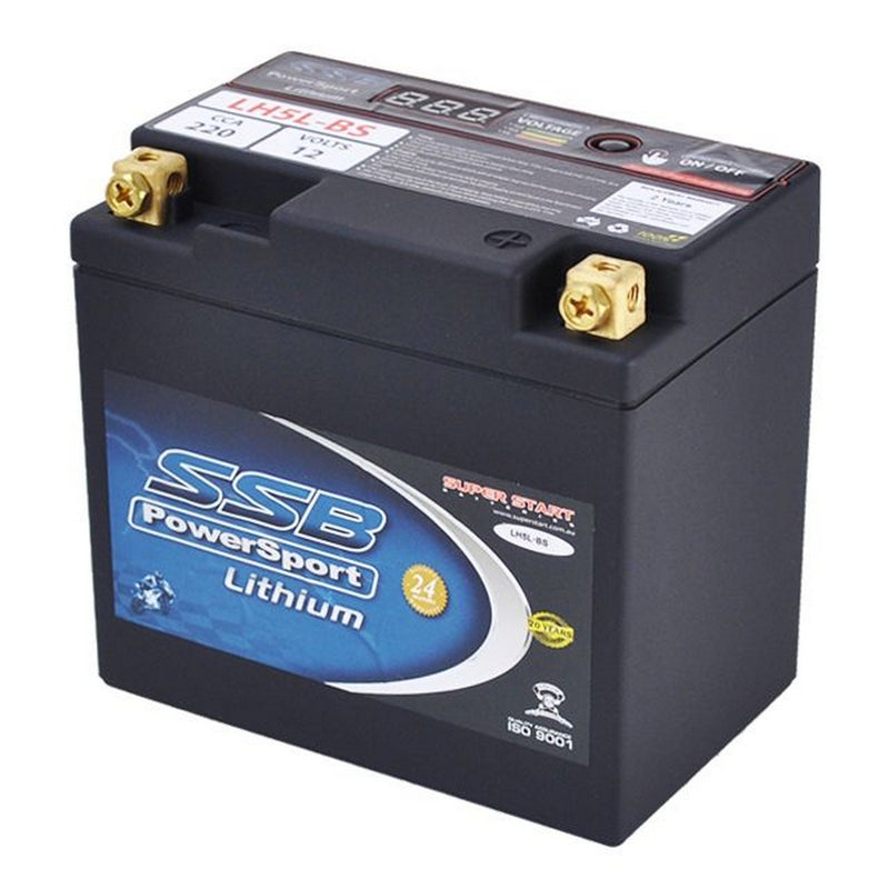 Load image into Gallery viewer, MOTORCYCLE AND POWERSPORTS BATTERY 12V 220CCA SSB HIGH PERFORMANCE LITHIUM ION
