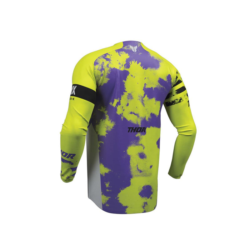 Load image into Gallery viewer, THOR MX YOUTH LAUNCHMODE BLEACH GRAY/ACID
