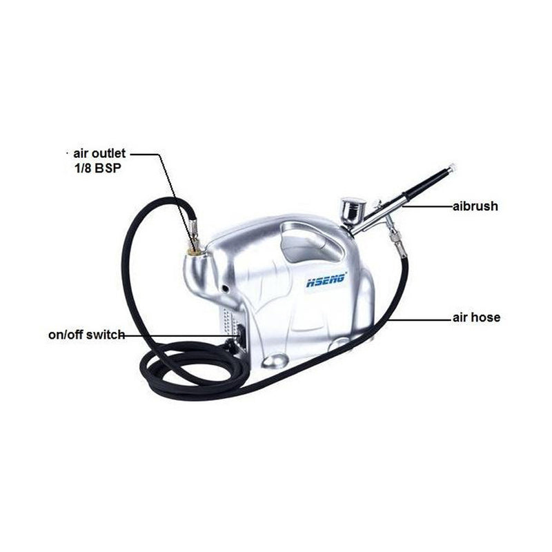 Load image into Gallery viewer, FORMULA AIRBRUSH COMPRESSOR KIT FOR KIDS - ELEPHANT
