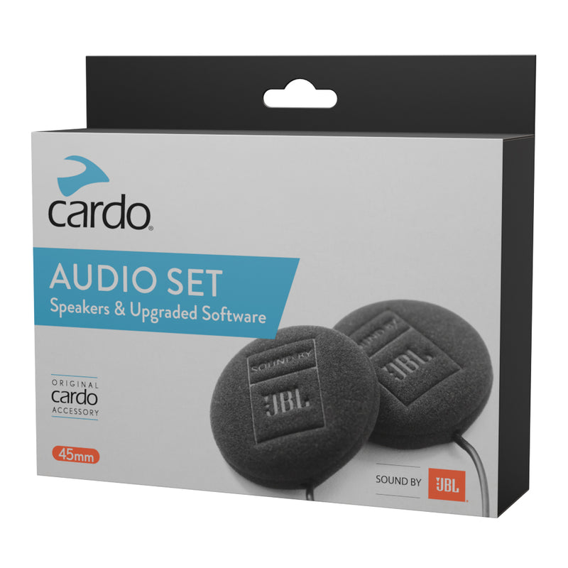 Load image into Gallery viewer, Cardo Audio Set - 45mm JBL Speakers and Upgraded Software
