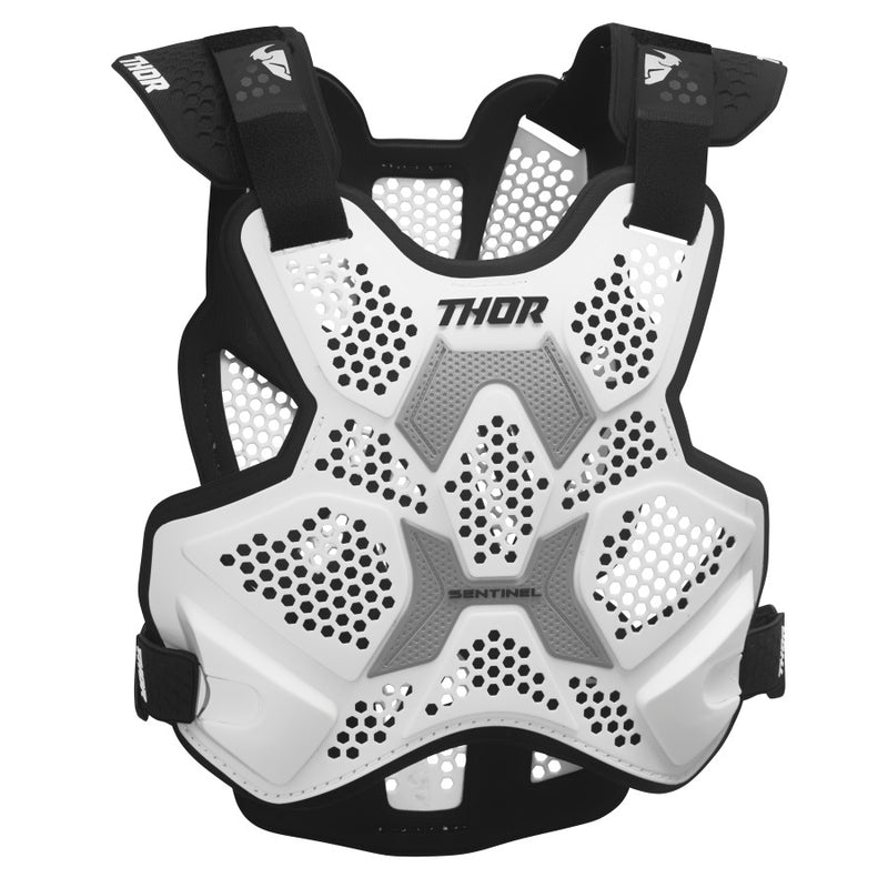Load image into Gallery viewer, THOR SENTINEl LTD CHEST PROTECTOR WHITE
