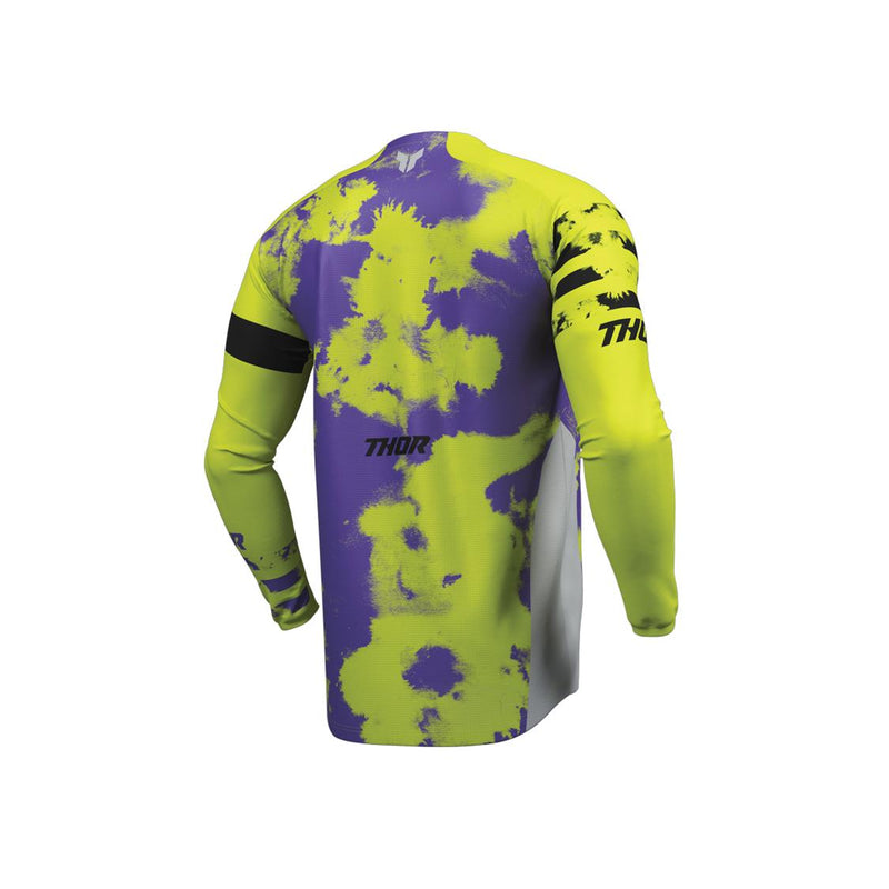 Load image into Gallery viewer, THOR MX YOUTH LAUNCHMODE BLEACH GRAY/ACID
