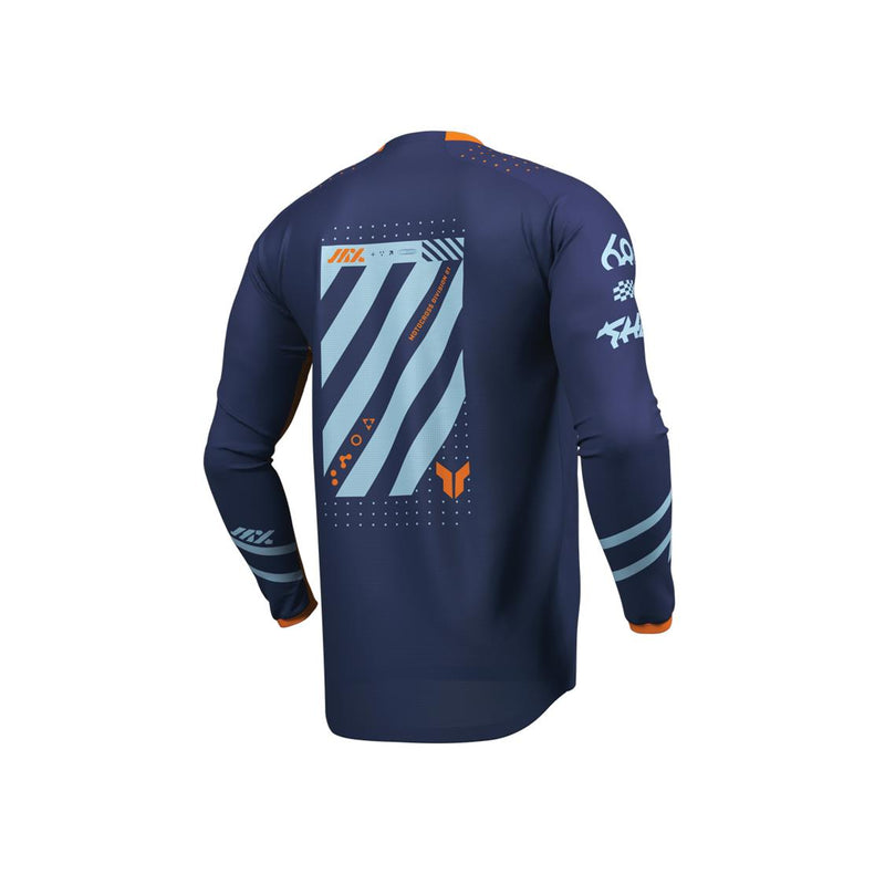 Load image into Gallery viewer, THOR MX YOUTH LAUNCHMODE FUTURA NAVY/ORANGE
