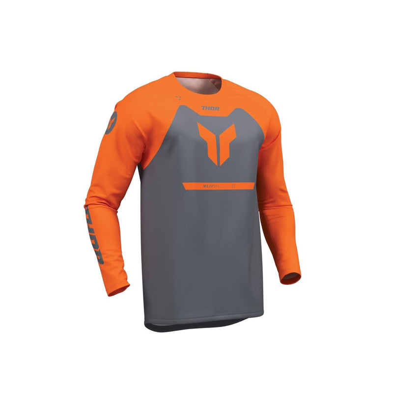 Load image into Gallery viewer, THOR MX JERSEY YOUTH RIDEMODE MENACE CHARCOAL
