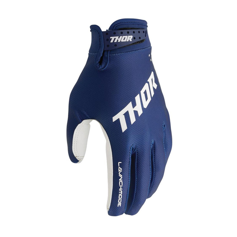 Load image into Gallery viewer, THOR GLOVE YOUTH LAUNCHMODE SPLIT NAVY

