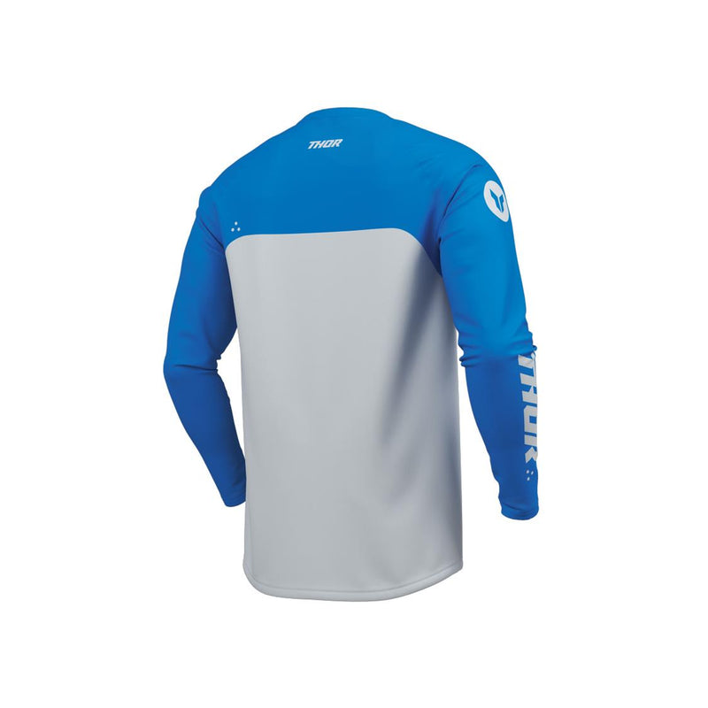 Load image into Gallery viewer, THOR MX JERSEY YOUTH RIDEMODE MENACE BLUE
