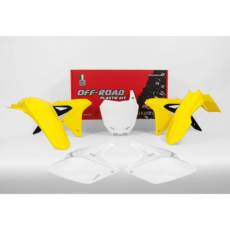 Load image into Gallery viewer, PLASTICS KIT RTECH 5 PIECE OEM COLOURS SUZUKI RMZ250 10-18
