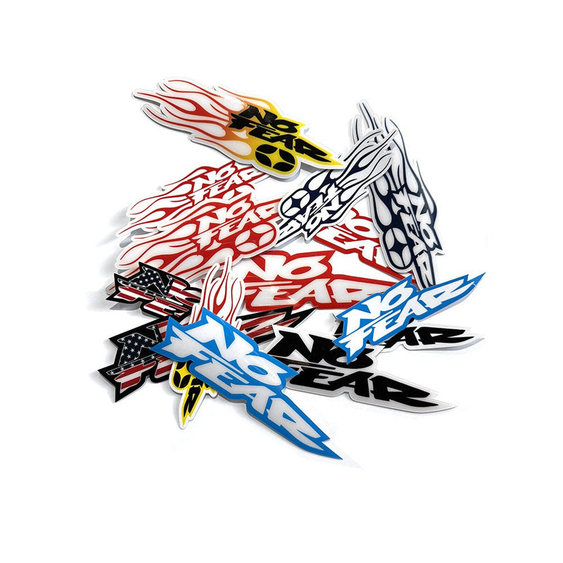 Load image into Gallery viewer, No Fear Logo Sticker Pack
