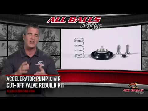 Load and play video in Gallery viewer, All Balls Racing Accelerator Pump Rebuild Kit (46-3006)
