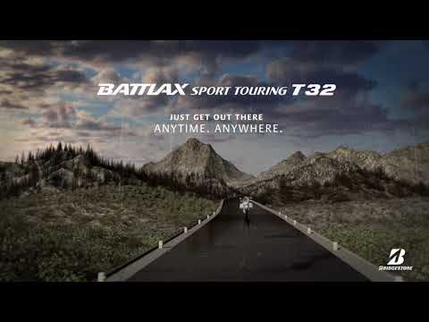 Load and play video in Gallery viewer, Bridgestone T32 140/70-18 Rear Tubeless Sport Touring Tyre (67V)

