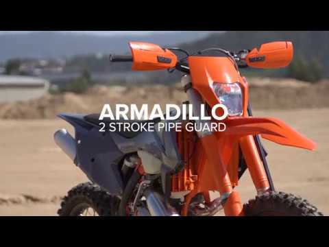 Load and play video in Gallery viewer, Polisport Armadillo Exhaust Guard - Orange
