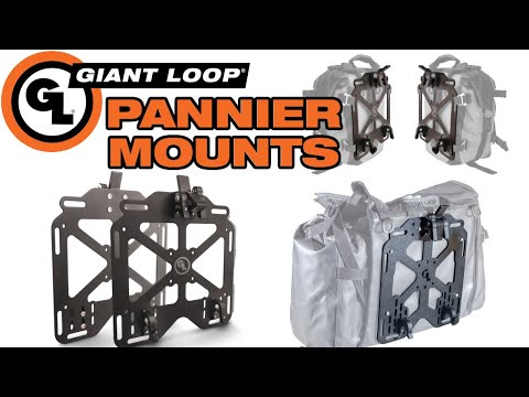 Load and play video in Gallery viewer, Giant Loop Pannier Mounts - 18mm Tubing

