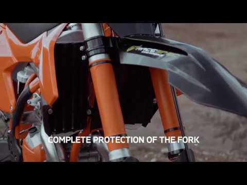 Load and play video in Gallery viewer, Polisport Upper Fork Protectors - Blue
