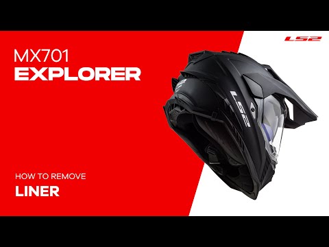 Load and play video in Gallery viewer, LS2 MX701 Explorer Carbon Solid - Gloss Carbon
