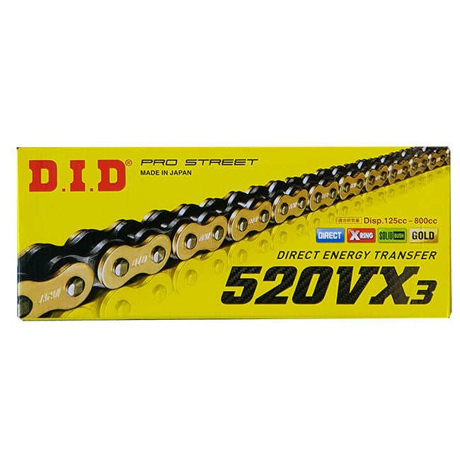 Load image into Gallery viewer, 520VX3 Gold Chain
