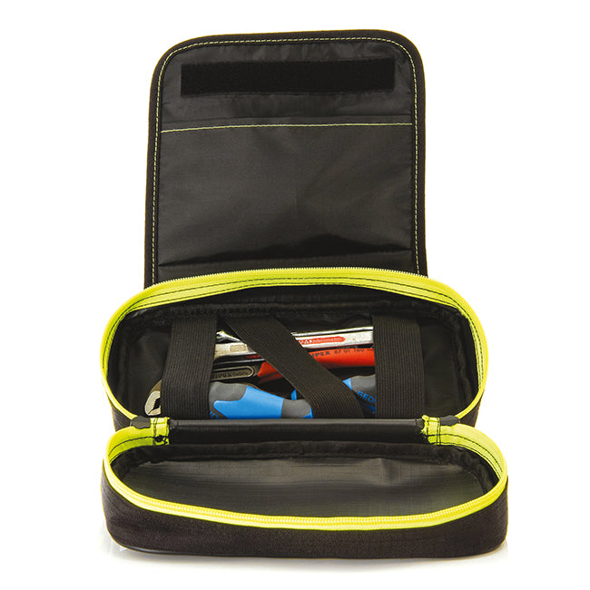 Load image into Gallery viewer, Rear mudguard Toolbag black_yellow
