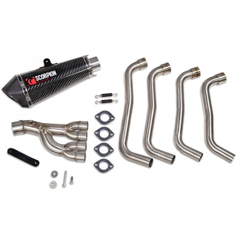 Load image into Gallery viewer, SERKET TAPER FULL SYSTEM CARBON, HONDA CB 650 R 19-CURRENT
2019 - 2022

