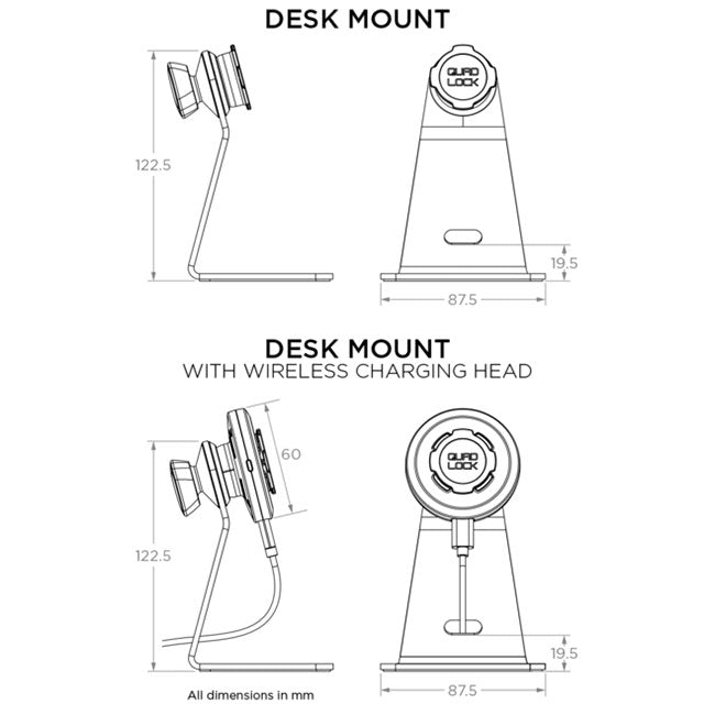 Load image into Gallery viewer, Quad-Lock-Desk-Mount-7
