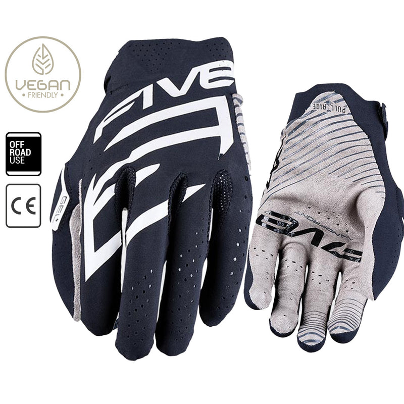 Load image into Gallery viewer, FIVE MXF RACE gloves - Black
