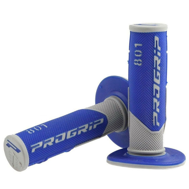 Load image into Gallery viewer, Progrip PG801 MX Grips - Grey/Blue PG801GL
