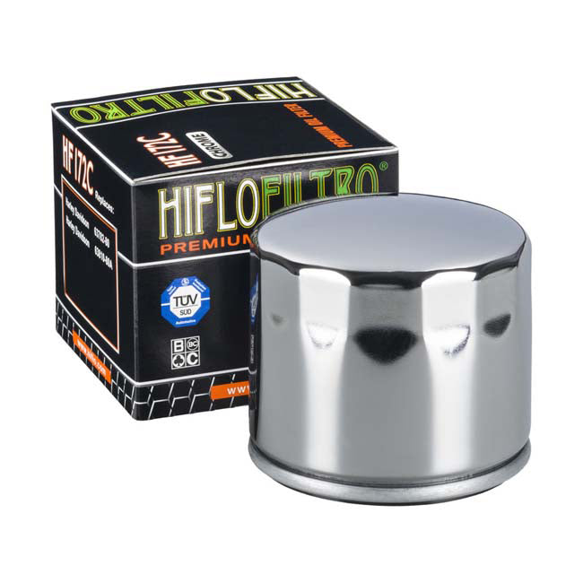 Load image into Gallery viewer, HiFlo Chrome Oil Filter
