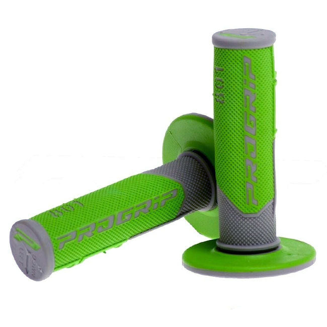 Load image into Gallery viewer, Progrip PG801 MX Grips - Grey/Green PG801GGN
