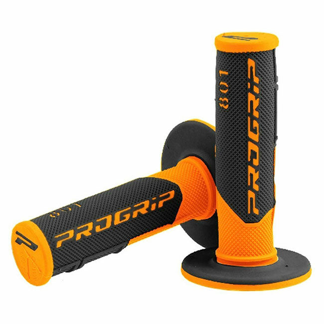 Load image into Gallery viewer, Progrip PG801 MX Grips - Black/Orange PG801BO

