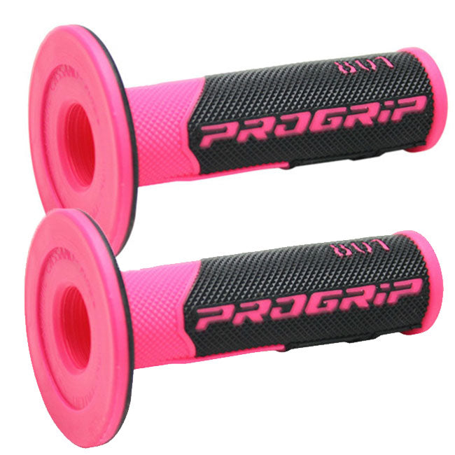 Load image into Gallery viewer, Progrip PG801 MX Grips - Black/Fluro Pink PG801BP

