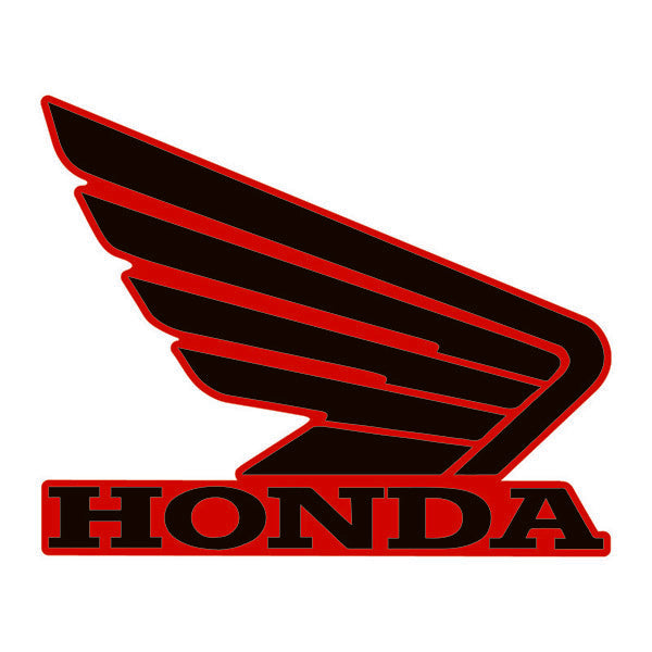 Load image into Gallery viewer, 700.0030 Honda Wing RH Tank Sticker 107mm Red_Black

