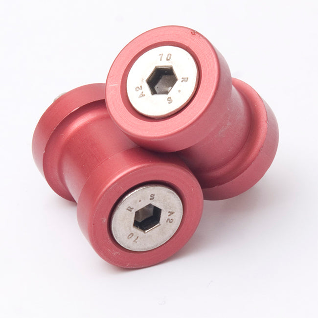 Load image into Gallery viewer, R&amp;G Paddock Stand Bobbins Red
